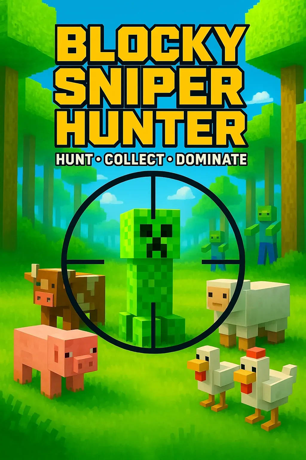 Blocky Sniper Hunter game icon