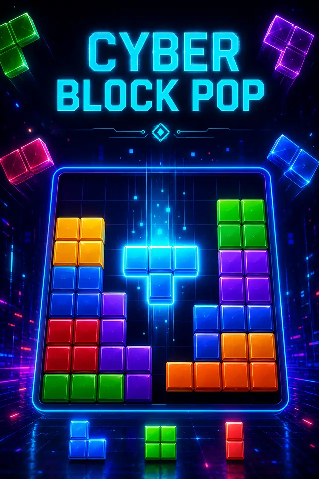 Cyber Block Pop game icon